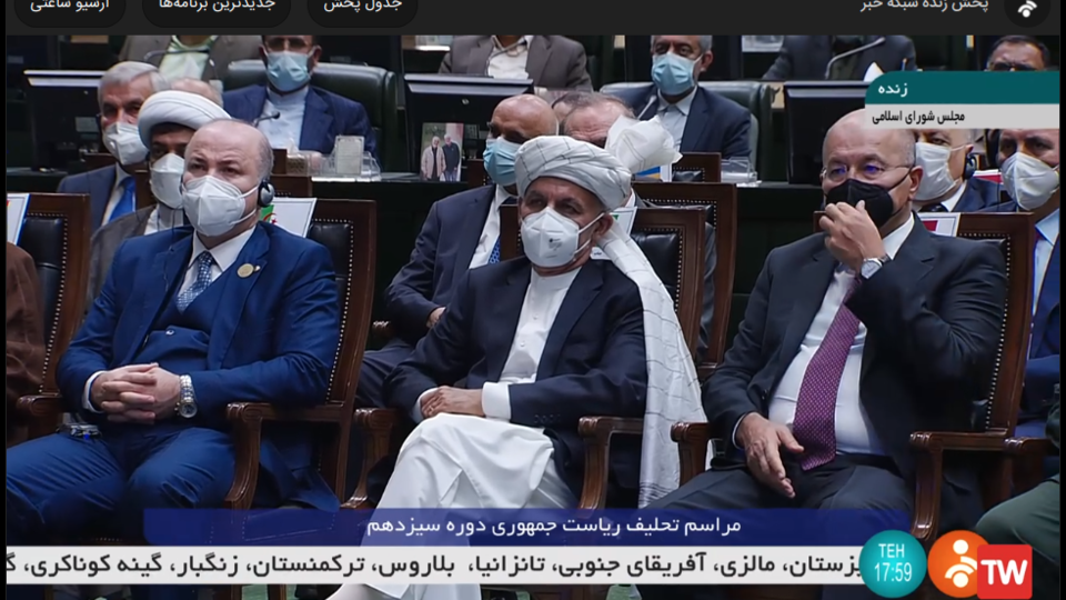  مراسم تحلیف رییس جمهور از نگاه دوربین 