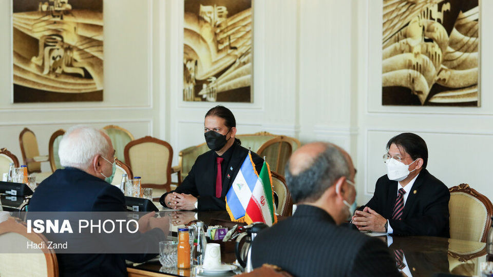 دیدار وزرای امور خارجه ایران و نیکاراگوئه