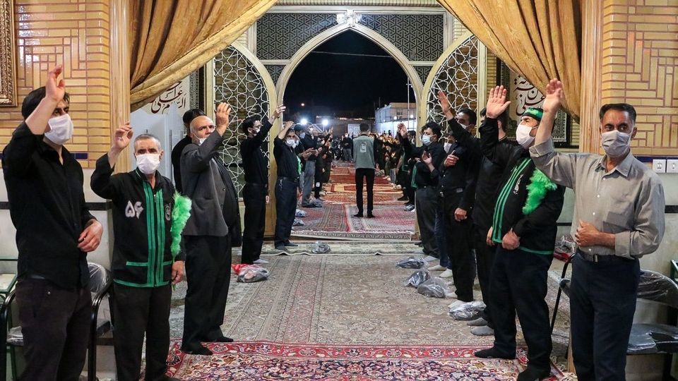 عزاداری شب پنجم محرم - حسینیه اعظم زنجان