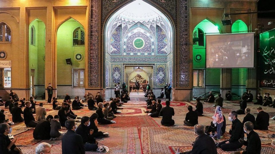 عزاداری شب پنجم محرم - حسینیه اعظم زنجان