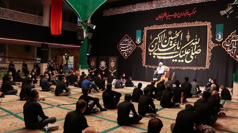 عزاداری شب پنجم محرم - حسینیه اعظم زنجان