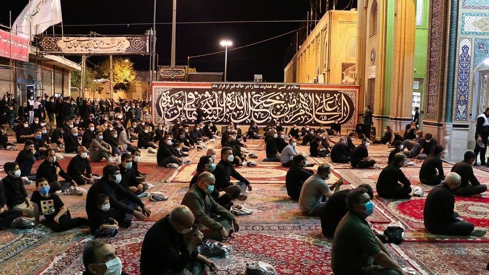عزاداری شب پنجم محرم - حسینیه اعظم زنجان