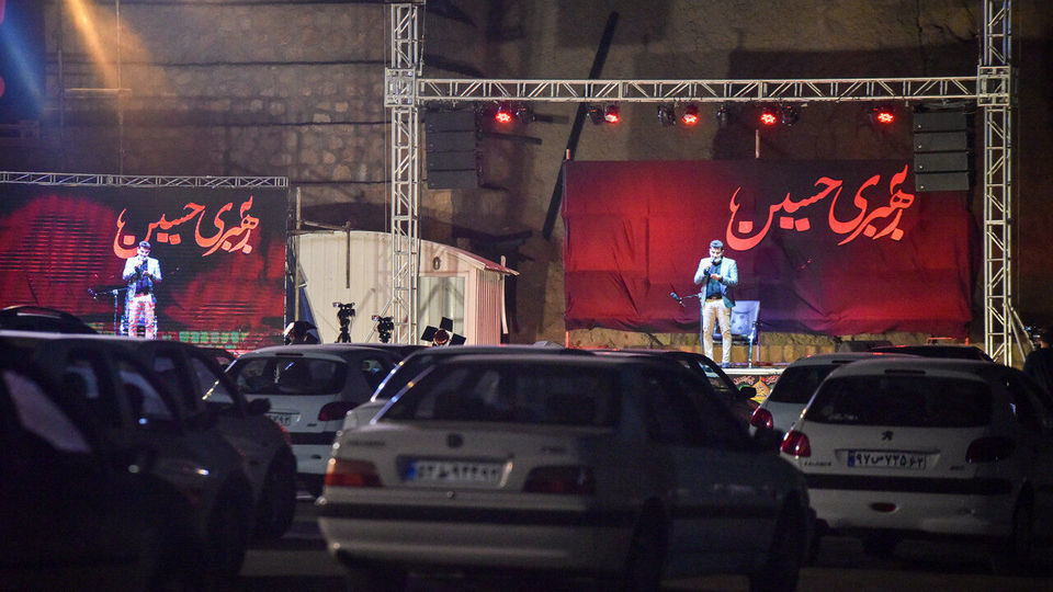 عزاداری خودرویی ماه محرم الحرام در شیراز