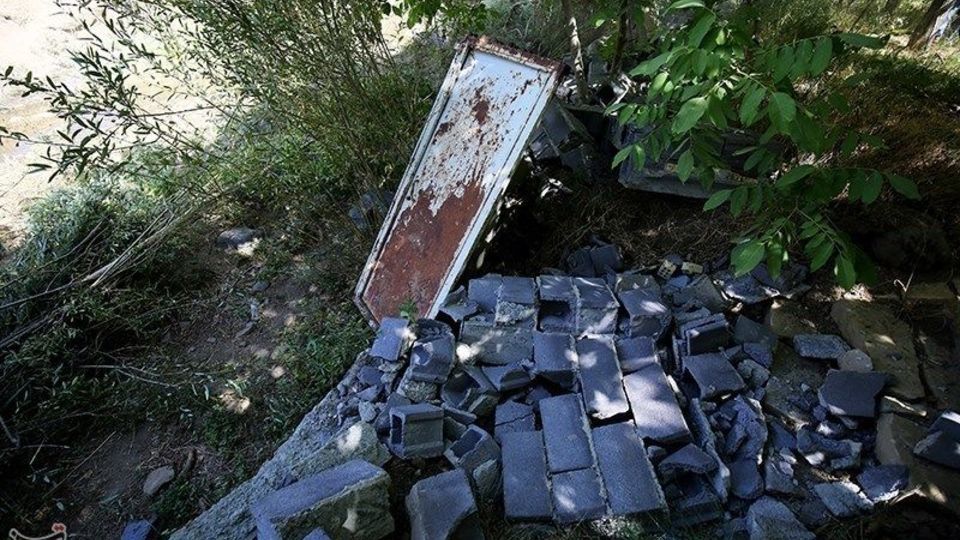 آزاد سازی حریم رود خانه آبشینه همدان از تصرف متخلفان