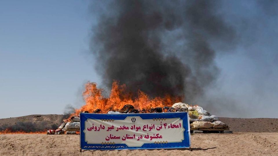 امحاء ۴ تن مواد مخدر - سمنان