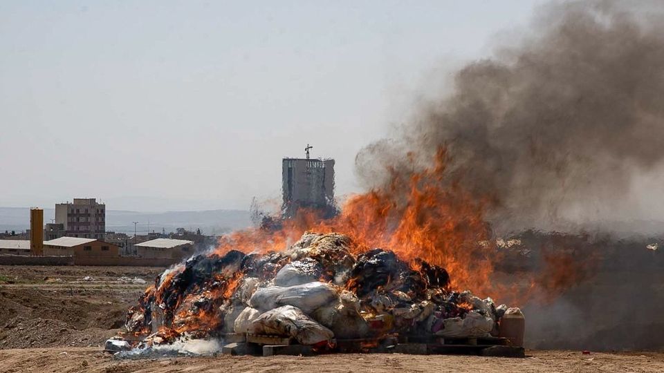 امحاء ۴ تن مواد مخدر - سمنان