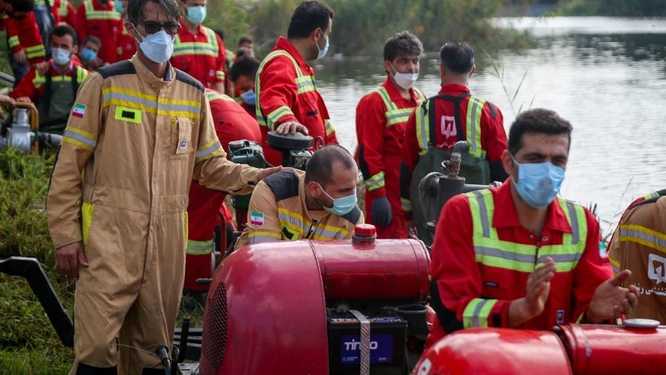 مانور عملیاتی آبگیری از منابع روباز - رشت