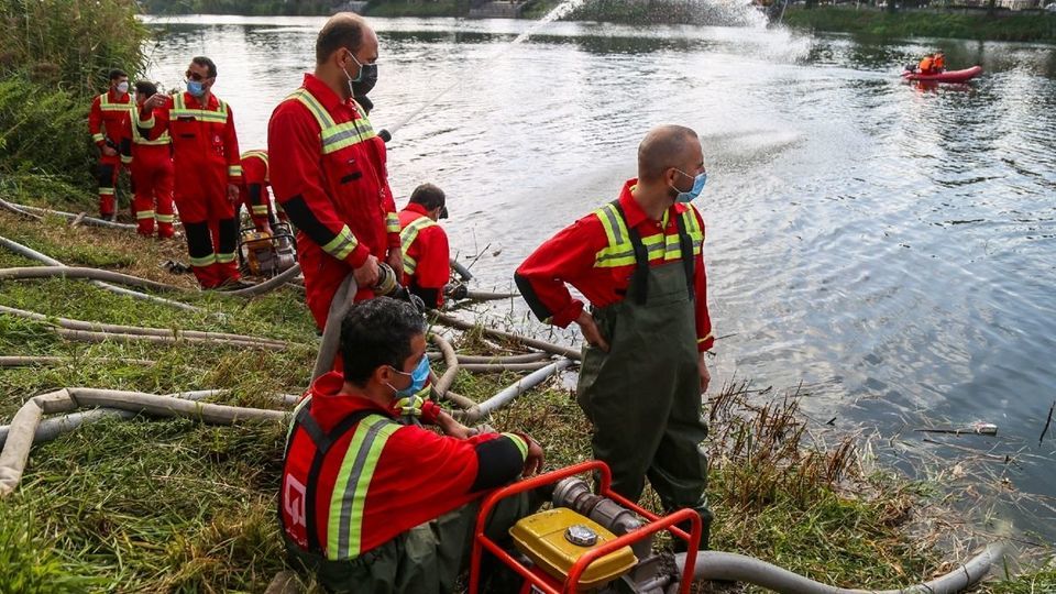 مانور عملیاتی آبگیری از منابع روباز - رشت