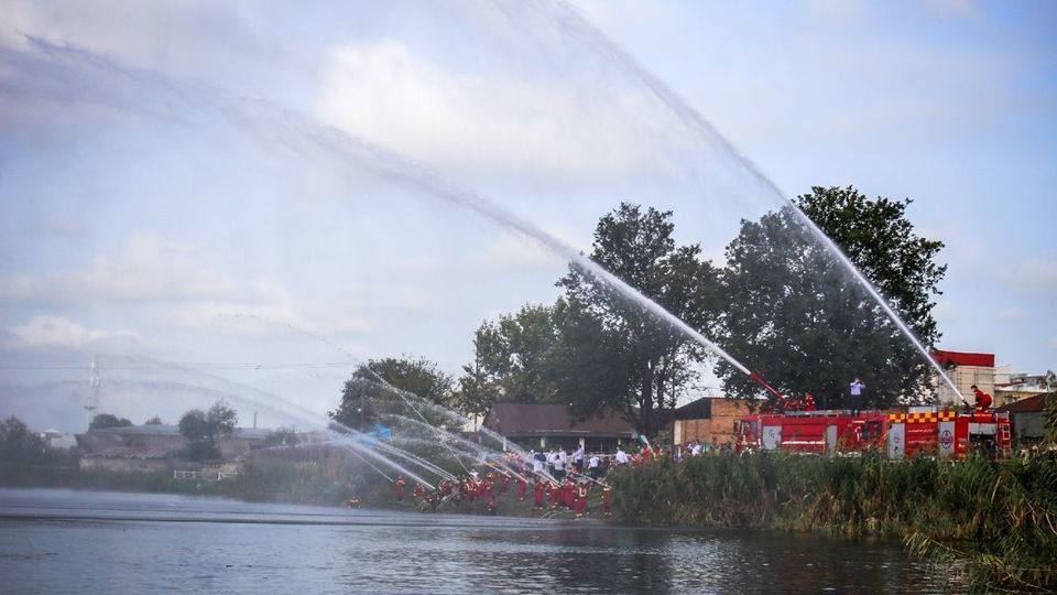 مانور عملیاتی آبگیری از منابع روباز - رشت