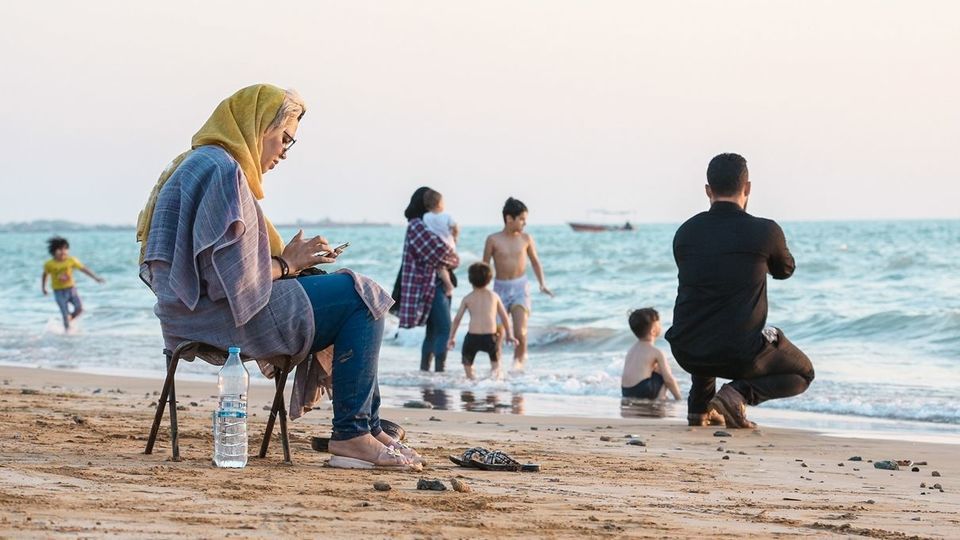 شنا و آب‎تنی در آخرین روزهای تابستان 