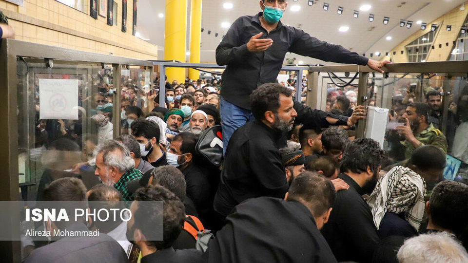 مرز شلمچه در آستانه اربعین