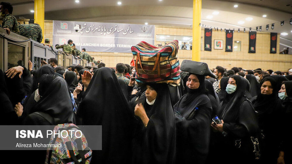 مرز شلمچه در آستانه اربعین