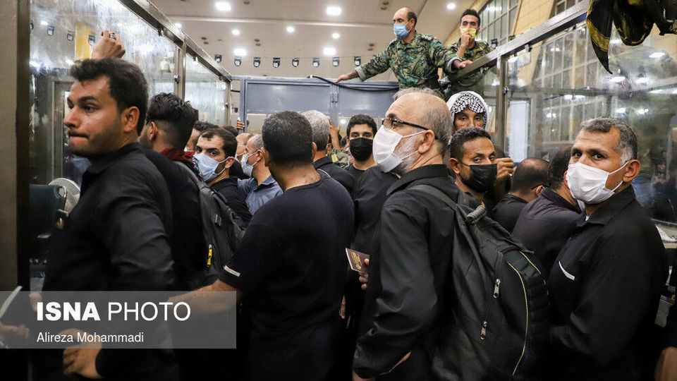 مرز شلمچه در آستانه اربعین