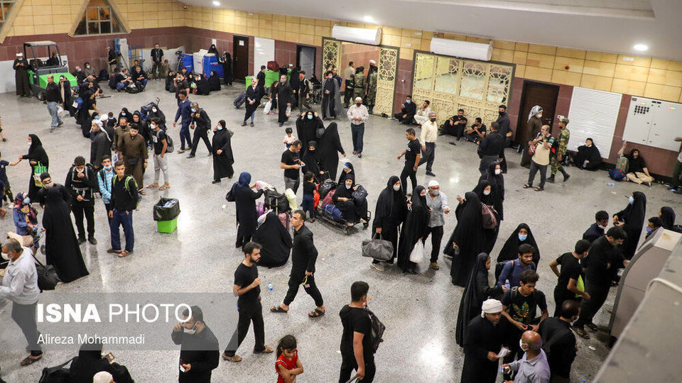 مرز شلمچه در آستانه اربعین