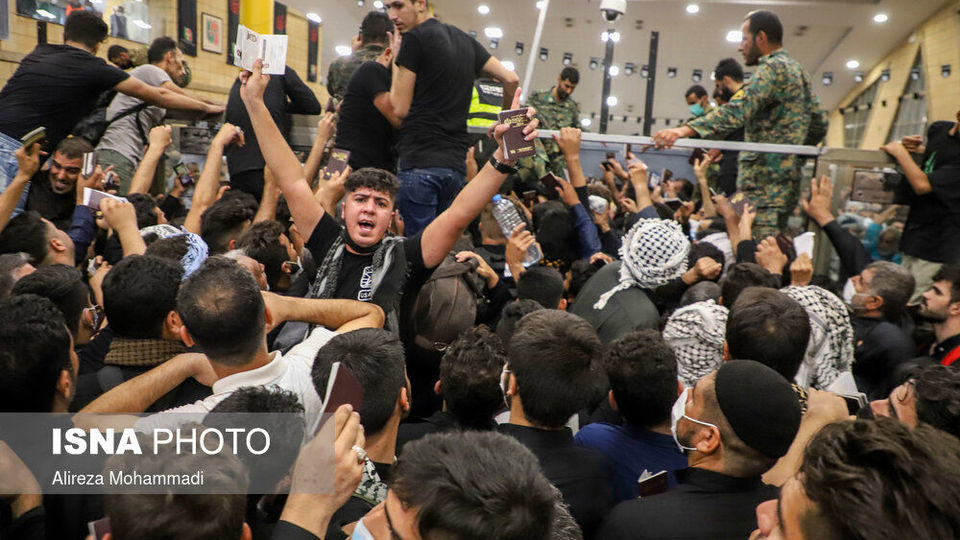 مرز شلمچه در آستانه اربعین