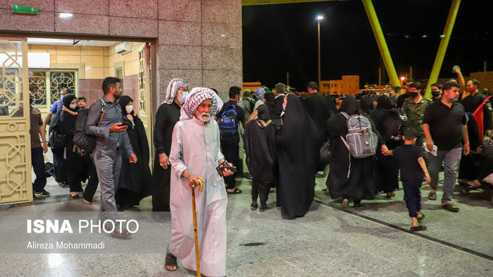 مرز شلمچه در آستانه اربعین