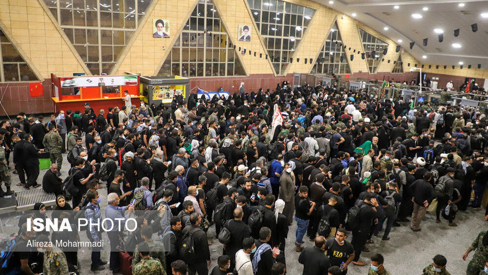 مرز شلمچه در آستانه اربعین