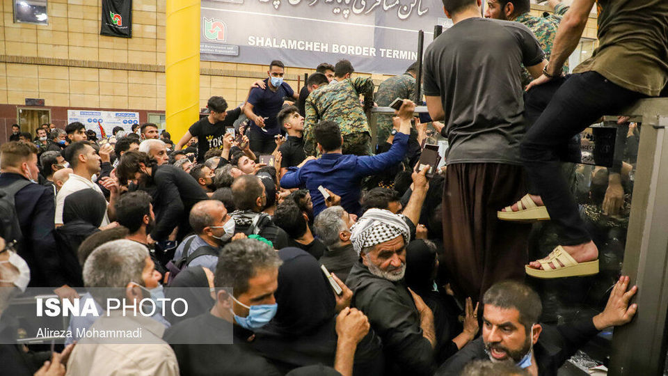 مرز شلمچه در آستانه اربعین