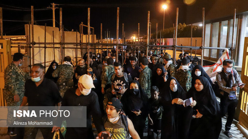 مرز شلمچه در آستانه اربعین