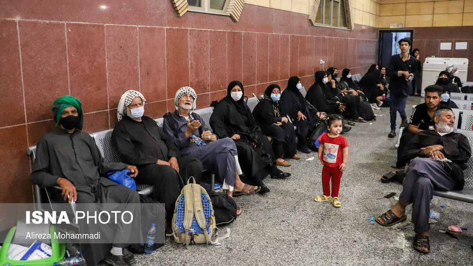 مرز شلمچه در آستانه اربعین