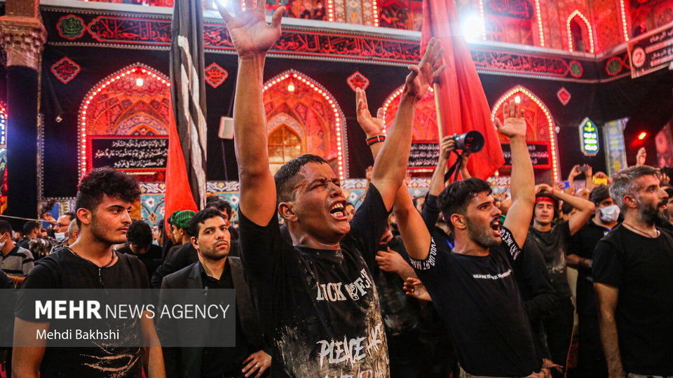 وداع زائران اربعین حسینی با کربلا