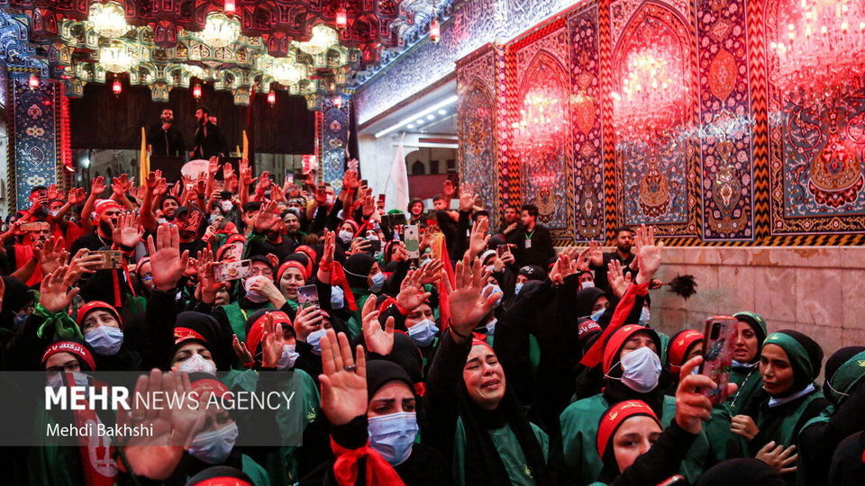 وداع زائران اربعین حسینی با کربلا