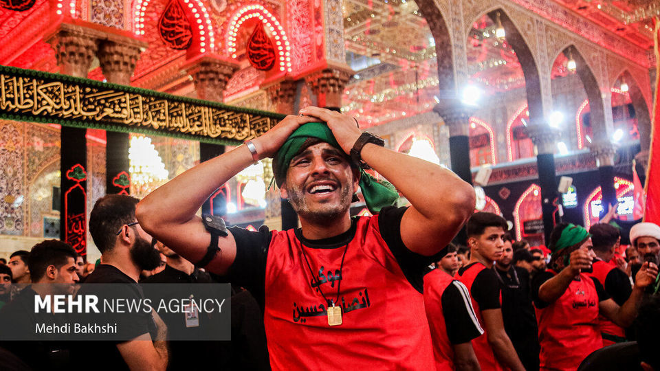 وداع زائران اربعین حسینی با کربلا