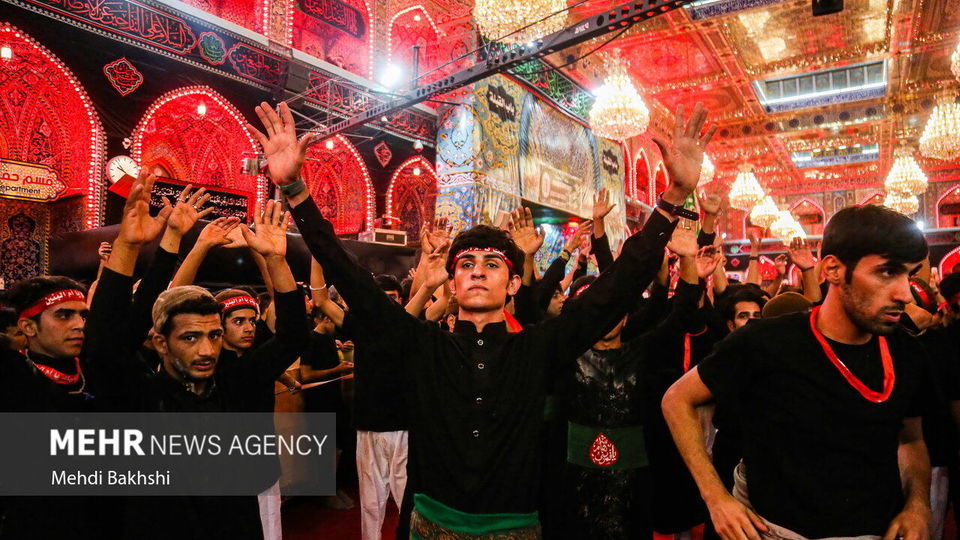 وداع زائران اربعین حسینی با کربلا