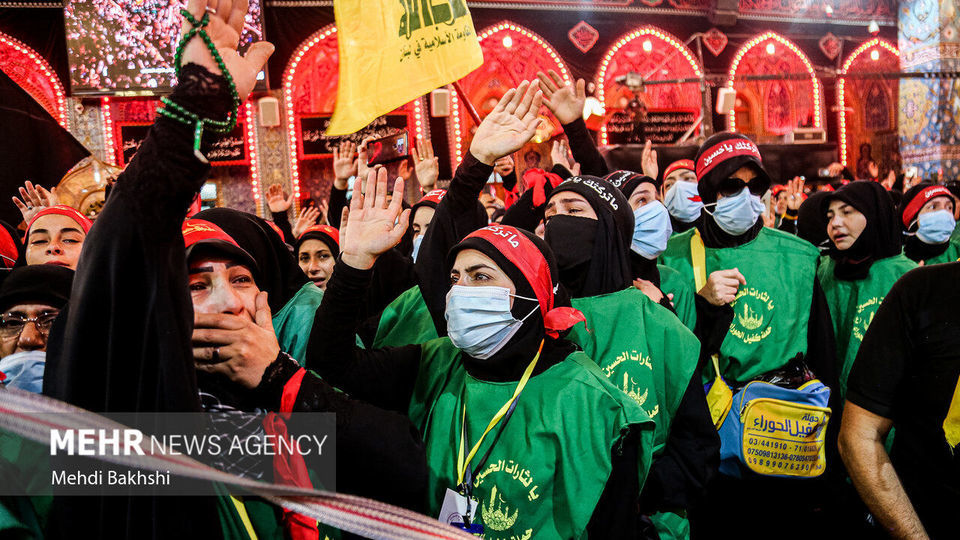 وداع زائران اربعین حسینی با کربلا