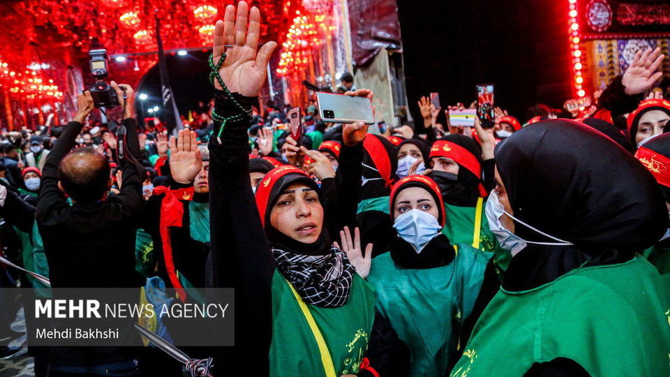 وداع زائران اربعین حسینی با کربلا