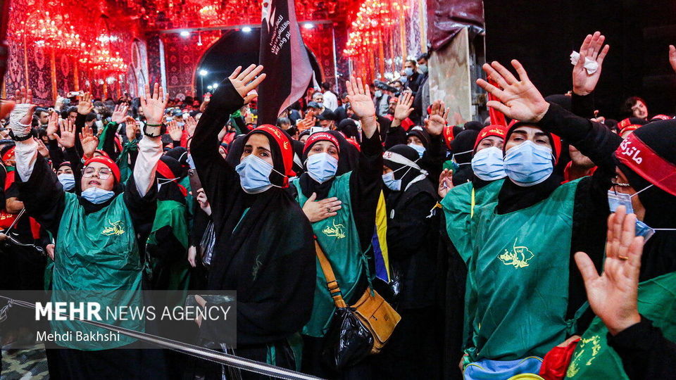 وداع زائران اربعین حسینی با کربلا