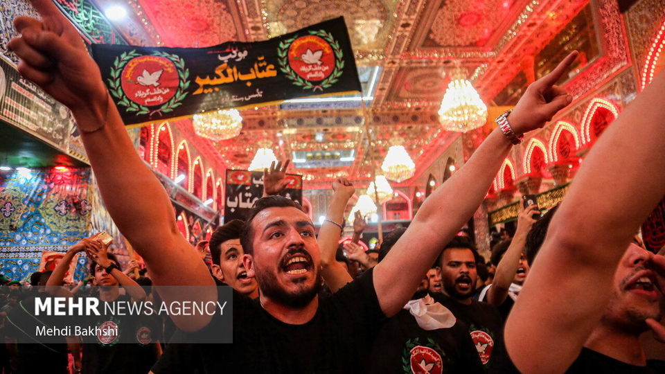 وداع زائران اربعین حسینی با کربلا