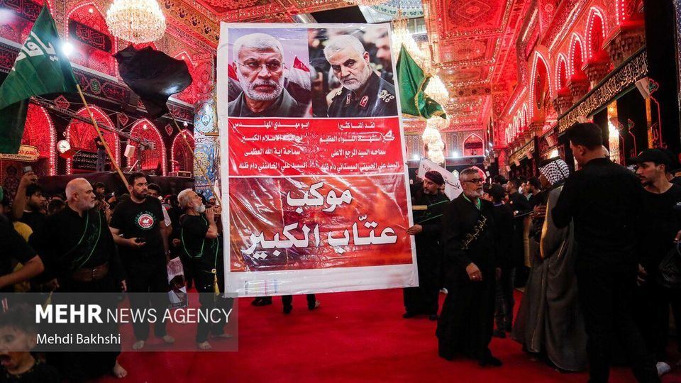 وداع زائران اربعین حسینی با کربلا