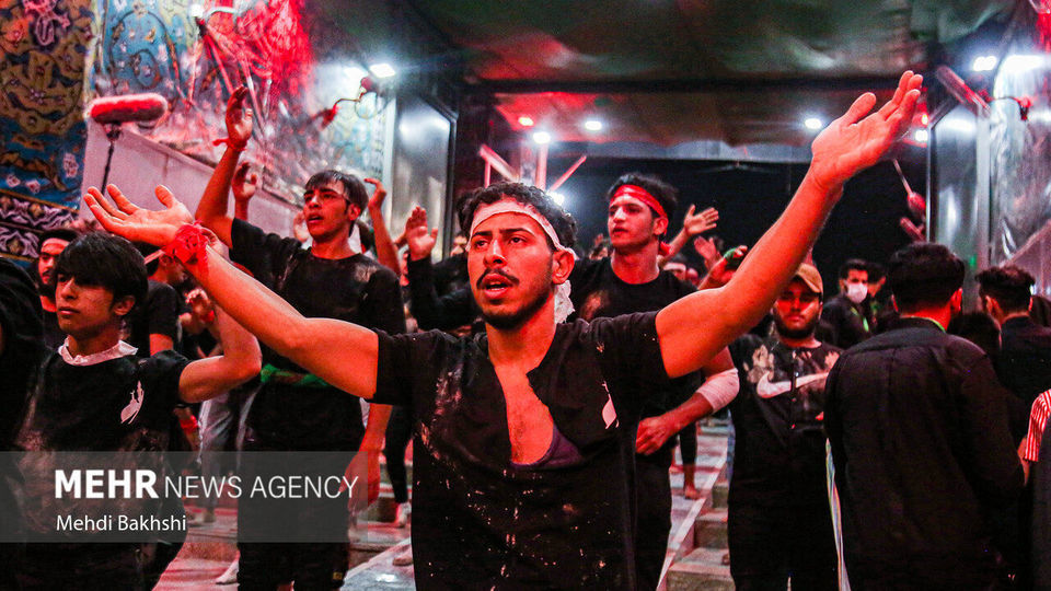 وداع زائران اربعین حسینی با کربلا