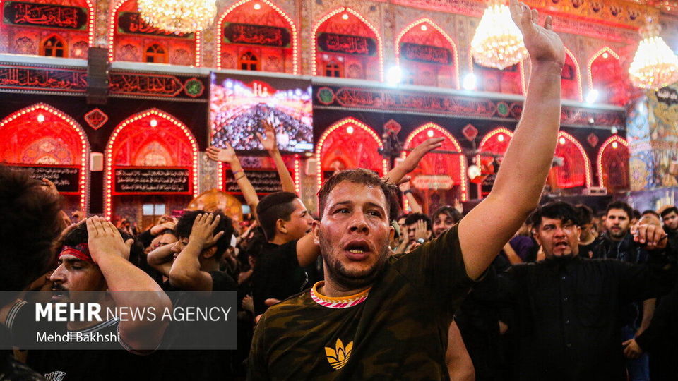 وداع زائران اربعین حسینی با کربلا