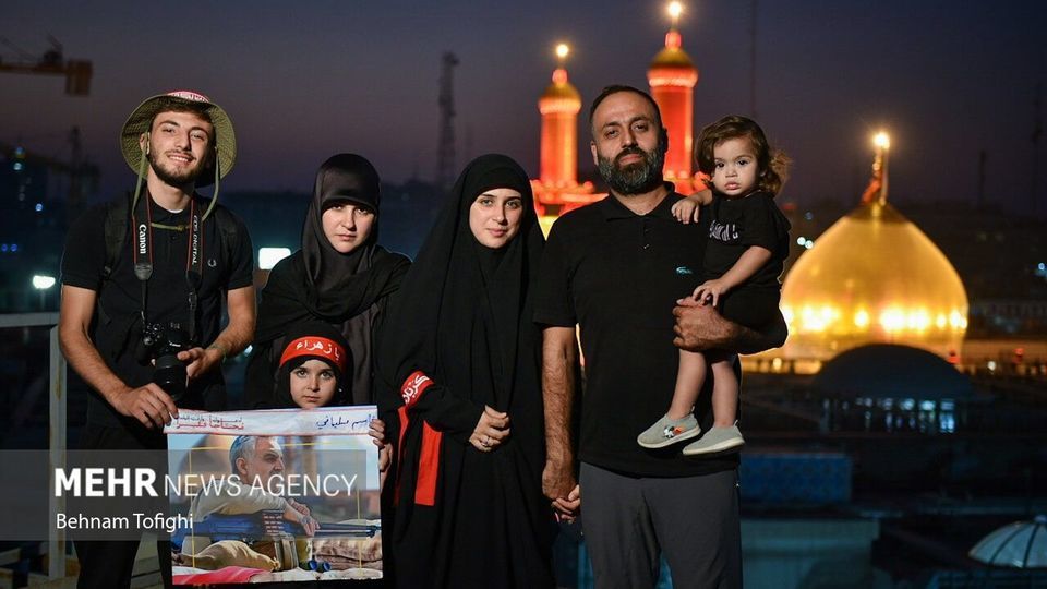 زیارت کربلا به نیابت از حاج قاسم