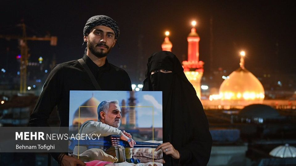 زیارت کربلا به نیابت از حاج قاسم