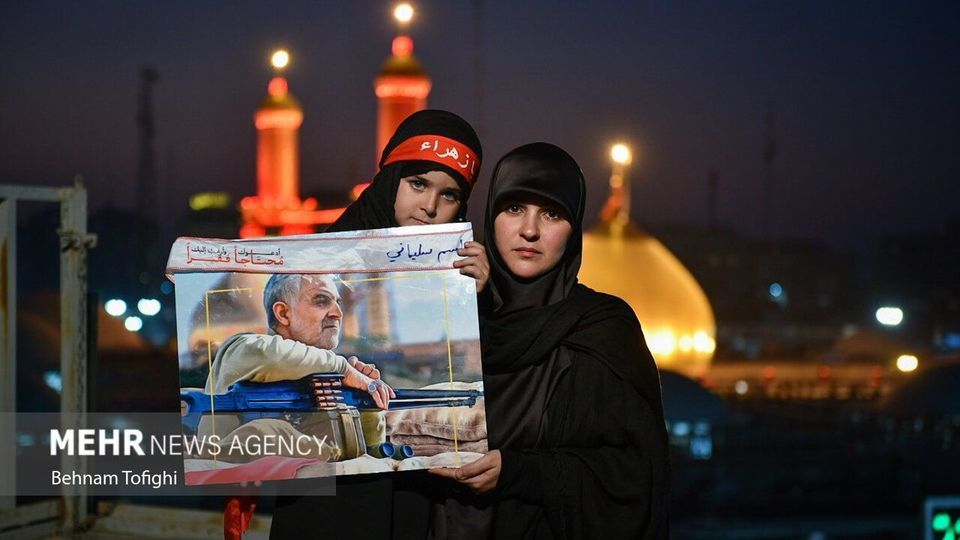 زیارت کربلا به نیابت از حاج قاسم