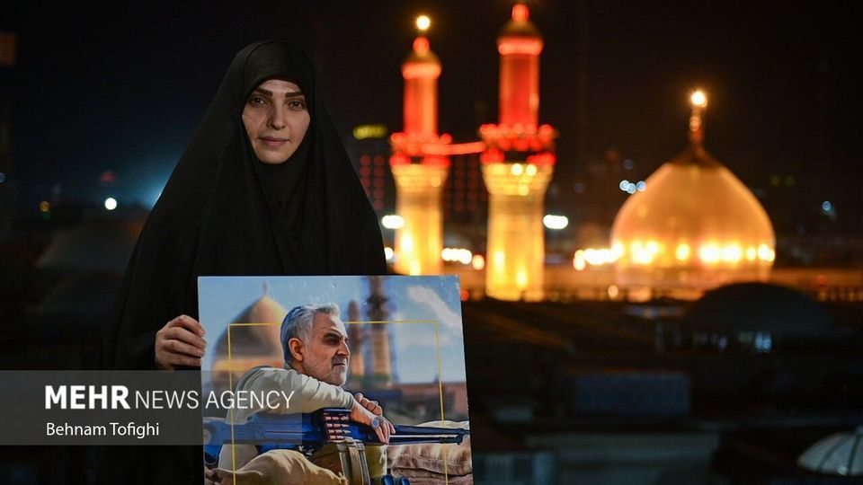 زیارت کربلا به نیابت از حاج قاسم