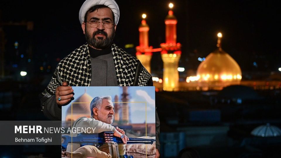 زیارت کربلا به نیابت از حاج قاسم