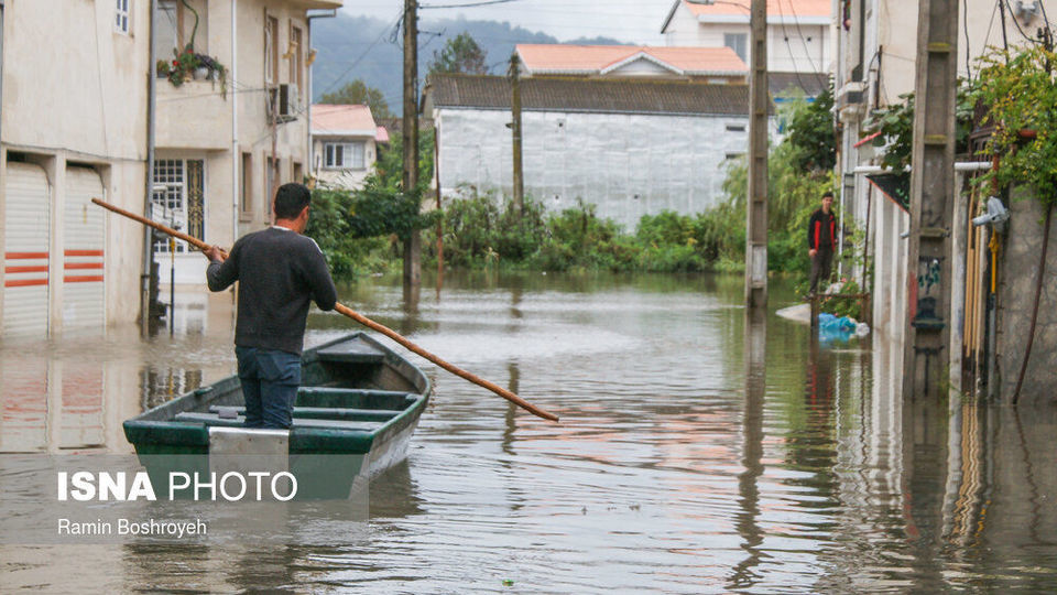 آب گرفتگی معابر آستارا