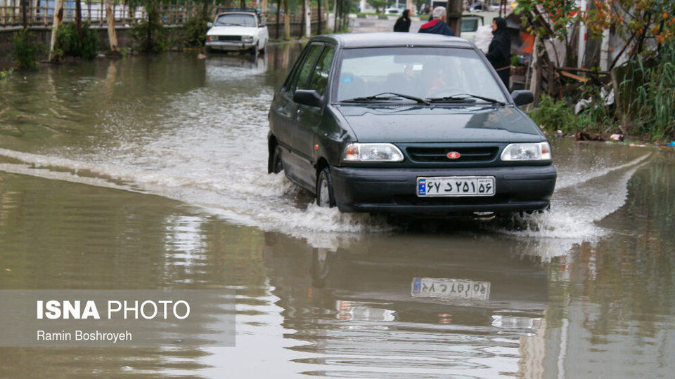 آب گرفتگی معابر آستارا