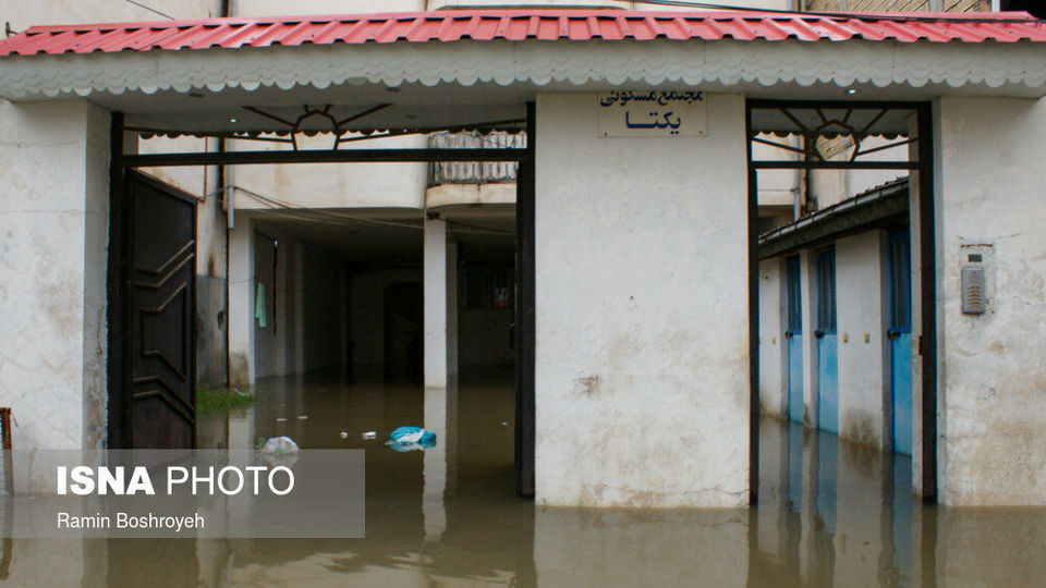 آب گرفتگی معابر آستارا
