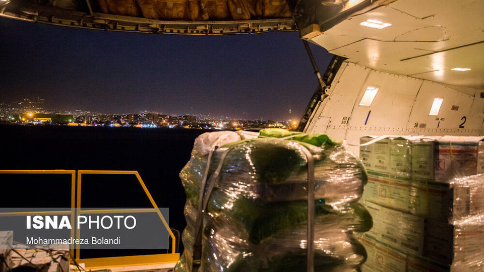 ارسال محموله بشردوستانه هلال احمر ایران به افغانستان