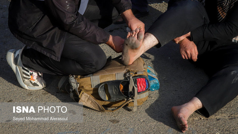 پیاده روی زائران امام رضا(ع)