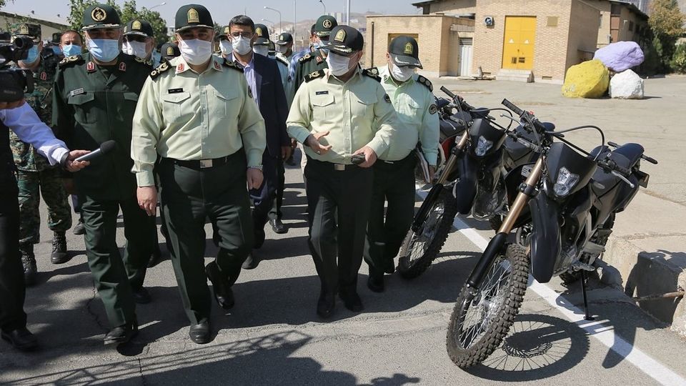 مراسم الحاق تجهیزات جدید به نیروی انتظامی