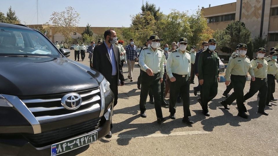 مراسم الحاق تجهیزات جدید به نیروی انتظامی