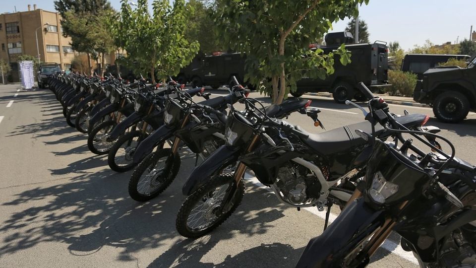 مراسم الحاق تجهیزات جدید به نیروی انتظامی