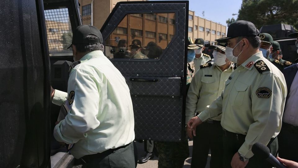 مراسم الحاق تجهیزات جدید به نیروی انتظامی