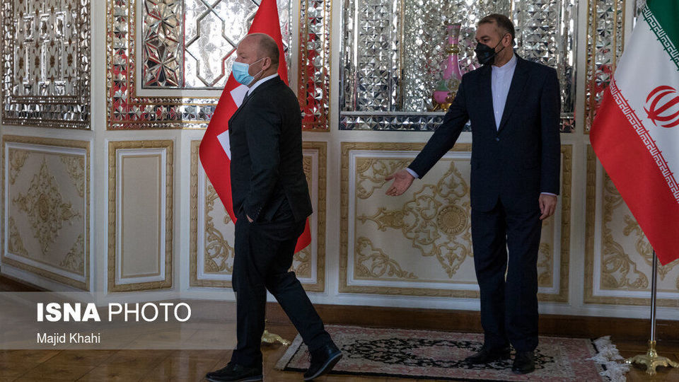 دیدار وزیر خارجه با رئیس مجلس سوییس